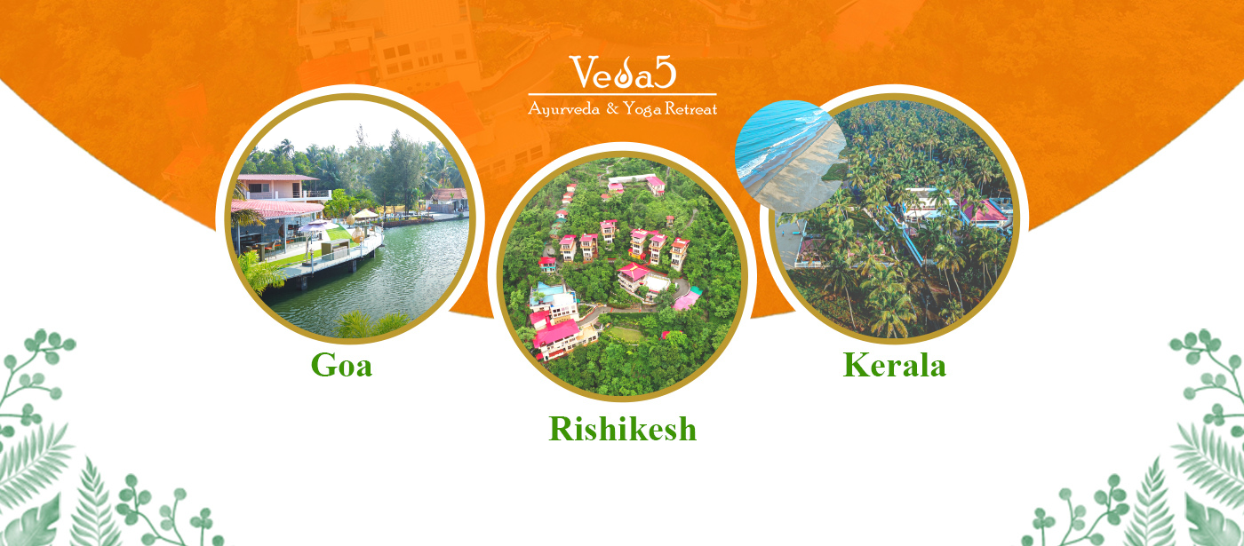 Veda5 Ayurveda Naturopathy Yoga Wellness Retreats in Rishikesh Goa Kerala India - Karunamayi Holistic Inc Canada USA UK Europe Australia World